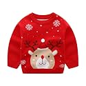 Ugly Christmas Sweater for Girls Funny Xmas Knit Pullover Shirts Kids Child Holiday Jumper Tops Outfit 2-14 Years
