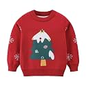 Ugly Christmas Sweater for Girls Funny Xmas Knit Pullover Shirts Kids Child Holiday Jumper Tops Outfit 2-14 Years