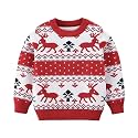 Ugly Christmas Sweater for Girls Funny Xmas Knit Pullover Shirts Kids Child Holiday Jumper Tops Outfit 2-14 Years