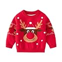 Ugly Christmas Sweater for Girls Funny Xmas Knit Pullover Shirts Kids Child Holiday Jumper Tops Outfit 2-14 Years
