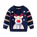 Ugly Christmas Sweater for Girls Funny Xmas Knit Pullover Shirts Kids Child Holiday Jumper Tops Outfit 2-14 Years