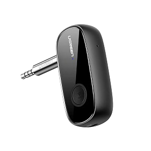 ugreen bluetooth receiver wireless bluetooth 50 car adapter portable wireless audio adapter 35mm aux for music streaming sound system speaker headphones hands-free car kit with microphone