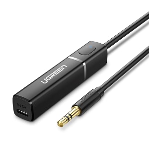 ugreen bluetooth transmitter 42 wireless audio music adapter dual link aptx 35mm aux jack pairing 2 bluetooth headphone tv speaker headset dongle laptop pc home stereo sound system ipod
