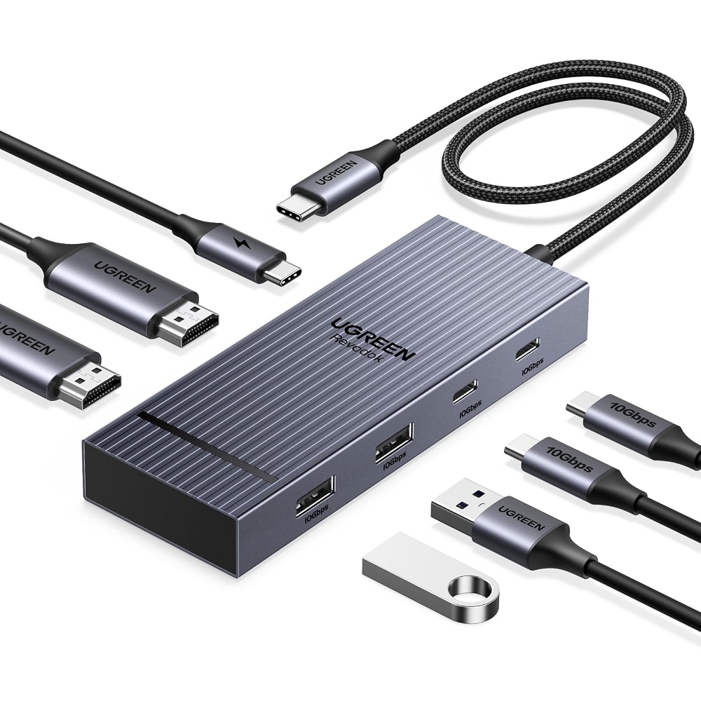 UGREEN Revodok Pro 308 USB C Docking Station, 8 in 1 Hub Triple Display UGREEN Revodok Pro 308 USB C Docking Station, 8 in 1 Hub Triple Display