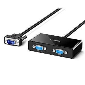 ugreen vga monitor y splitter cable hd15 m 2xf 3ft 1m smart solution for home business theater and a v applications