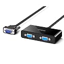 Ugreen VGA Monitor Y Splitter Cable HD15 M 2xF 3ft 1m Smart Solution for Home Business Theater and A V Applications