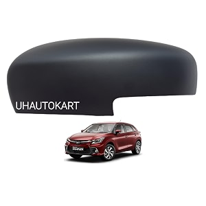 side mirror cover cap white color compatible with toyota glanza launch year 2019-2022 - leftpassenger side