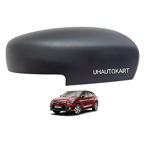 side mirror cover cap white color compatible with toyota glanza launch year 2019-2022 - rightdriver side