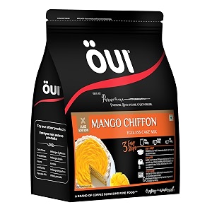 ui luxe edition mango chiffon mix i eggless cake mix 1kg