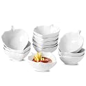 UIBFCWN 12 Pack Soy Sauce Dishes, 1.5oz Ceramic Dip Bowls, Mini Serving Bowls for Side Dishes, White Dipping Sauce Cups/Dishes, Small Sauce Bowls for Sushi, ketchup, Olive Oil, Spices
