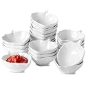 UIBFCWN 20 Pack Soy Sauce Dishes, 1.5oz Ceramic Dip Bowls, Mini Serving Bowls for Side Dishes, White Dipping Sauce Cups/Dishes, Small Sauce Bowls for Sushi, ketchup, Olive Oil, Spices