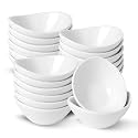 UIBFCWN Ceramic Dipping Bowls, 1.7 Oz Ceramic Soy Sauce Dishes, Porcelain Dipping Sauce Cup Pinch Bowls, Mini Bowl for Side Dishes ketchup Condiment Server Charcuterie BBQ and Party, 20 Pack