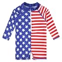 uideazone 3M-3T Toddler Baby Boys UPF 50+ One Piece Rash Guard Swimsuit