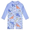 uideazone 3M-3T Toddler Baby Boys UPF 50+ One Piece Rash Guard Swimsuit