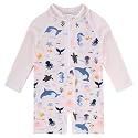 uideazone 3M-3T Toddler Baby Boys UPF 50+ One Piece Rash Guard Swimsuit