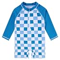 uideazone 3M-3T Toddler Baby Boys UPF 50+ One Piece Rash Guard Swimsuit