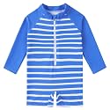 uideazone 3M-3T Toddler Baby Boys UPF 50+ One Piece Rash Guard Swimsuit