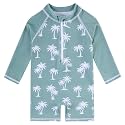 uideazone 3M-3T Toddler Baby Boys UPF 50+ One Piece Rash Guard Swimsuit