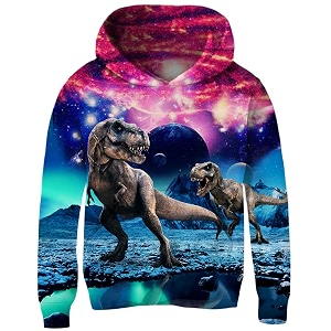 uideazone Boys Girls 3D Print Graphic Sweatshirts