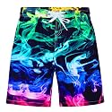 uideazone Boys Teens Swim Trunks Quick Dry Waterproof Surfing Board Shorts Drawstring Elastic Waist with Mesh Lining 5-14T