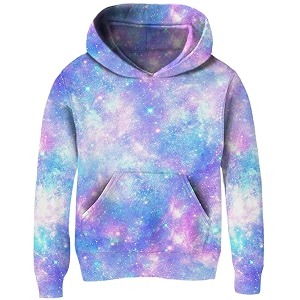 uideazone Girls Pullover Hoodies 3D Graphic Printed