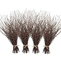 Uieke 200PCS Birch Twigs – 17 Inch Natural Dried Plants Decorative Birch Branches for DIY Crafts, Birch Sticks for Vases Wedding Arrangements Home Wreath Decor
