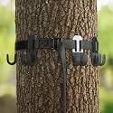 UIIHUNT Treestand Strap Multi-Hook Hangers: Hunting Gear Equipment Hanger with Metal Coated for Hunting Bow, Treestands Accessory Holder for Bow, Quiver and Tree Saddle Platform Accessories