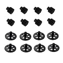 16 Pieces Motor Wheel Gear & Motor Pinion for XS809 XS809HC XS809HW RC Drone