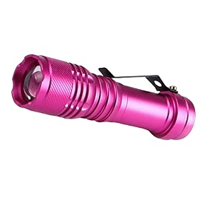 ujeavette battery operated light torch compact pocket handheld flashlight rose red