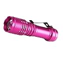 UJEAVETTE® Battery Operated Light Torch Compact Pocket Handheld Flashlight Rose Red