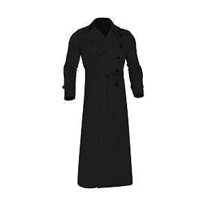 Windproof Mentrench Coat Warm Peacoat Soft for