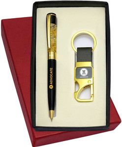 UJJi Advocate Logo Engraved Golden Gel Filled