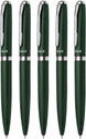 UJJi Green Colour Body Pack of 5 Metal Ball Pen
