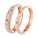 UJOY Colors Handcraft Jewelry Cloisonne Bracelet Enamel Bird Spring Hinged Womens Bangles Gifts Box 55C49