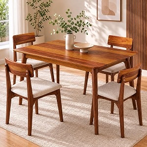 UK FURNITURE Alexaa Solid Sheesham Wood 4