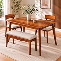 UK FURNITURE Alexaa Solid Sheesham Wood 4