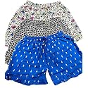 Ukal Rayon Printed Frill Shorts for Women