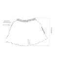 Ukal Rayon Printed Frill Shorts for Women