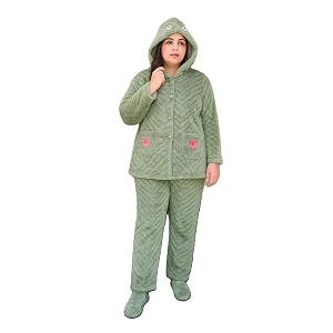 Ukal Womens Wool Blend Fleece Long