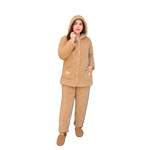 Ukal Womens Wool Blend Fleece Long