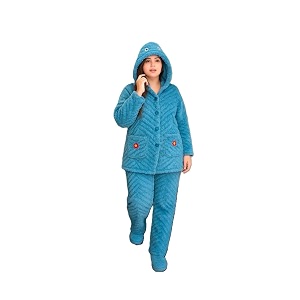 Ukal Womens Wool Blend Fleece Long