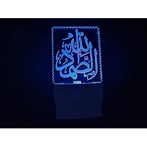 ukani 3d design night lamp fo homegift size 3 inch multi color