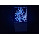 UKANI 3D Design Night Lamp Fo Home/Gift (Size 3 Inch) Multi Color