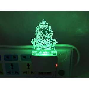 ukani 3d latest acrylic colour changing 3d illusion led night lamp for bedroom multicolour design night lamp for bedroomgift size 3 inch design 30