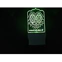 UKANI 3D Latest Bhagvati shri Randal maa Design Night Lamp for Bedroom/Gift (Size 3 Inch)