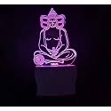 UKANI 3D Shree HanumanJi Maharaj Design Night Lamp Fo Home/Gift (Size 3 Inch) Multi Color