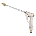 UKCOCO Long Handle Garden Hose Nozzle Multi Purpose Spray Nozzle with Front Trigger Adjustable Mist to Spray for Car Wash Lawn Watering Flower Care Outdoor Cleaning 10.62 X 5.51 X 0.98 in