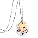 Ukodnus Not Throwing Away My Shot Tri-Layer Necklace for Teen Girls Hamilton Gifts Broadway Musical Inspired Jewelry (Necklace)