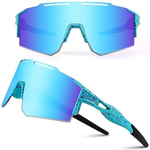 ukoly cycling sunglasses for men women with 3 interchangeable lenses polarized sports sunglasses baseball sunglasses