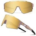 Ukoly Cycling Sunglasses for Men Women with 3 Interchangeable Lenses, Polarized Sports Sunglasses, Baseball Sunglasses